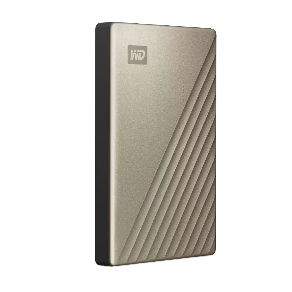 WD EXTERNAL SSD 2TB MY PASSPORT GOLD view 3
